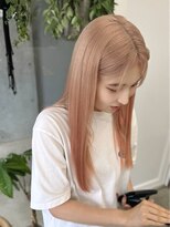 ワク 西尾店(waku) ミルクティーベージュダブルカラーケアブリーチインナーカラー