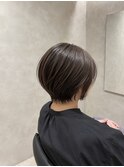 20代30代40代ショートボブ×アッシュベージュ