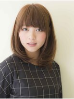 ガーデン ムサシコスギ(GARDEN MUSASHIKOSUGI) 大人可愛い小顔ミディアム厚めバング/似合わせカット/骨格カバー