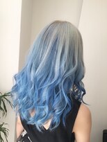 ネクスト 池袋(NEXT) 【ホワイト×水色グラデ】ブルーメッシュStyle☆