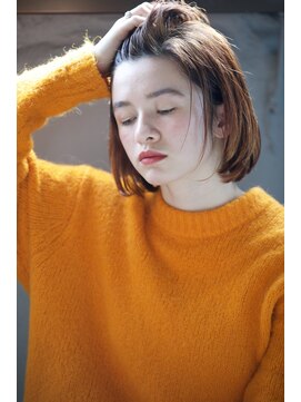 クロム バイ リエット(Chlom by Lietto) Chlom ☆オータムオレンジ重軽ワンカールボブ　TEL 0364574337