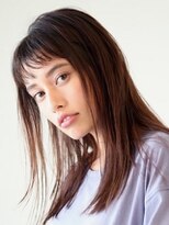 アース 荻窪店(HAIR&MAKE EARTH) 濡れ髪クールなワンレンスタイル