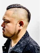 クロムトウキョウ ザ バーバー 新宿本店(CHROM TOKYO the Barber)&nbsp;フェード×シンサイ／0mm／barberスタイル