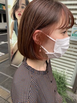 ネオリーブ アンド 渋谷店(Neolive &) 【Neolive＆渋谷店】耳かけボブ＆インナーカラー