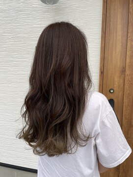 リブヘア(LiB hair) ナチュラルバレイヤージュ×モノトーンアッシュ