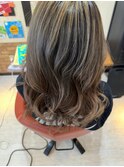 ハイライト×パーマスタイル