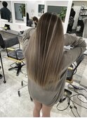 筋感のあるバレイヤージュ