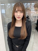 ロンド マーレ 天神大名店(Lond mare) イメチェン/チェリーブラウン/フェミニン/ダークアッシュ/束感