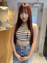 アン(Un)&nbsp;ブリーチなしカラー/ワインレッド/レッドブラウン/髪質改善