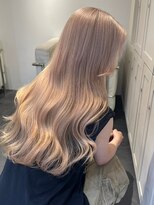 ベレーザ 渋谷(BELEZA)&nbsp;4990グレーベージュミルクティーアッシュ韓国ハイトーンカラー