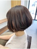 【白髪染め可】ボブショート ビフォアー＆アフター