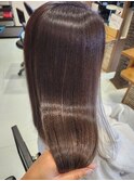 ハイライト艶ロング