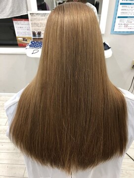 ヘアアンドメイク サファイア 豊橋店(ヘア&メイク SAPPHIRE) #ハニージュ#グレージュ#イエローベージュ#ロング#サラサラ