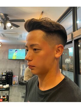 バーバー ショップ ネオ(BARBER SHOP NEO) スキンフェード　アップスタイル　メンズショート