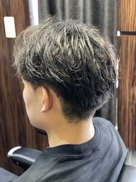 ヒロギンザ 新橋銀座口店(HIRO GINZA) かきあげツーブロパーマ