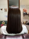 ストレートセミロング
