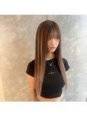 バレイヤージュ10代20代プルエクステ名古屋