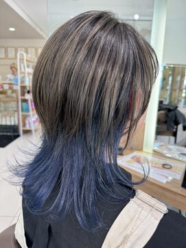 ラック 海老名店(LUCK) ウルフカット×インナーカラー