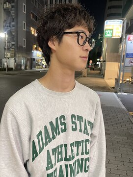 ヌープヘアーアイス(NUUP.hair ici) men's/癖毛風パーマ.カジュアルスタイル.メンズ無造作ショート
