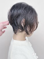 モリオ(morio)&nbsp;>ゆるふわパーマショートニュアンスパーマ丸みショート30代40代