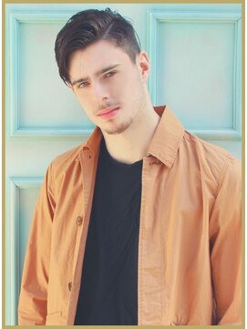 ジジバイワースホワイル(jiji by WORTH WHILE) アッシュブラックウルフマッシュパーマハイライト波巻きショート