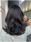 【小宮涼太】暗髪でも可愛い！ダークラベンダーグレージュ！