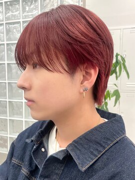 サンクマーケット 渋谷(cinq MARKET) メンズマッシュとも相性の良いミルクティーカラー