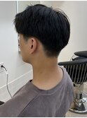 MEN'S HAIR/ブルーブラック/フェザーパーマ/錦糸町