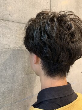 メンズプライマル(Men’s PRIMAL) MEN'S HAIR/ブルーブラック/フェザーパーマ/千葉駅