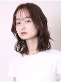 似合わせカット30代40代50代小顔クラゲヘアーオリーブグレー1101
