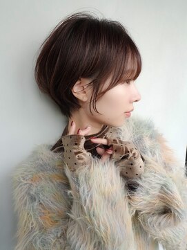 【ショートカット/坂本大樹】大人可愛い透け感くびれショート