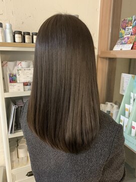 寒色暗髪カラー♪【福永】