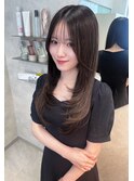 美髪＊小顔ワンカールレイヤー＊シナモンベージュ＊Zina札幌大通