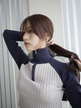 ヌヌ 渋谷 原宿 明治神宮前(nunu) レイヤーカットウルフカットボブグレージュオリーブべージュ