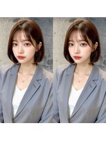 ウィールール 白石店(WE RULE)&nbsp;ナチュラルストレート×シースルーバングの大人ツヤボブ