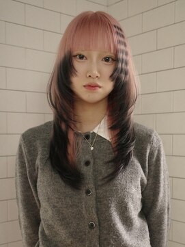 クペウヘイヴン(cope'u HAVEN) 原宿/ウルフカット レイヤー デザインカラー ルーツカラー