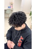 短髪×ツイストスパイラルパーマ