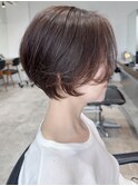 どこから見ても綺麗なシルエットの大人ショートヘア◎