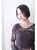 リメル 奥沢自由が丘店(Remel)&nbsp;ナチュラルボブ×大人ショートボブ×前髪なし 20代30代40代50代