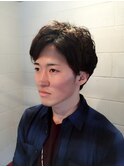 無造作パーマスタイル