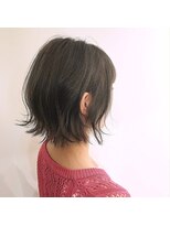 フープヘアー(HOOP.HAIR)&nbsp;【ＨＯＯＰ】切りっぱなしボブ×グレージュ☆