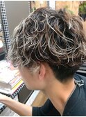 ハイライト&パーマ