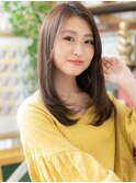 美人顔☆大人かわいいツヤセミロングaEVE戸頭20代30代40代!