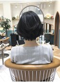 ショートボブ・簡単スタイリング・スイングショート〈深味信也〉