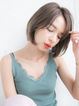 リリアン 青山(relian) ナチュラルセンターパートボブ☆relian青山