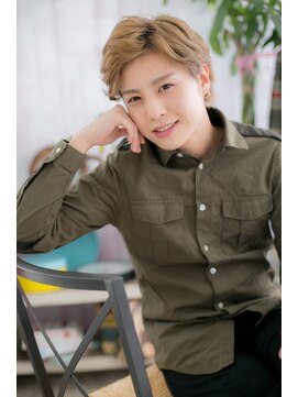 ヘアアンドビューティー ミック(Hair & Beauty miq) ハイライトカラーメンズグランジショートa