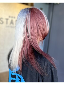 スターズ 渋谷(STARS) シルキーホワイト×ダークレッド