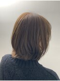 ミディアムくびれボブ