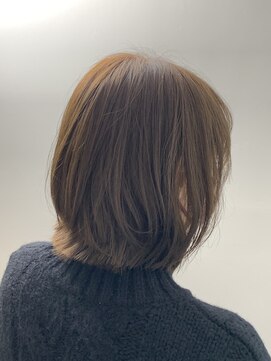 ブルーブラン(blue blanc) ミディアムくびれボブ