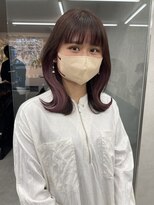 ロンド マーレ 天神大名店(Lond mare) イメチェン/チェリーブラウン/フェミニン/ダークアッシュ/束感